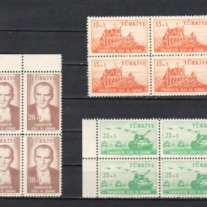 Mezat Martcini: Online Müzayede Dünyasında Yeni Adresi 12 1958 Europa CEPT MNH Dörtlü Blok - Online Mezatta!