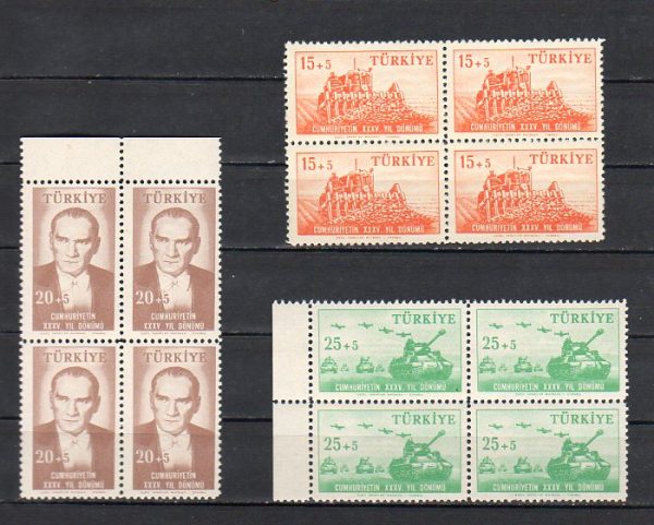1958 Europa CEPT MNH Dörtlü Blok - Online Mezatta!