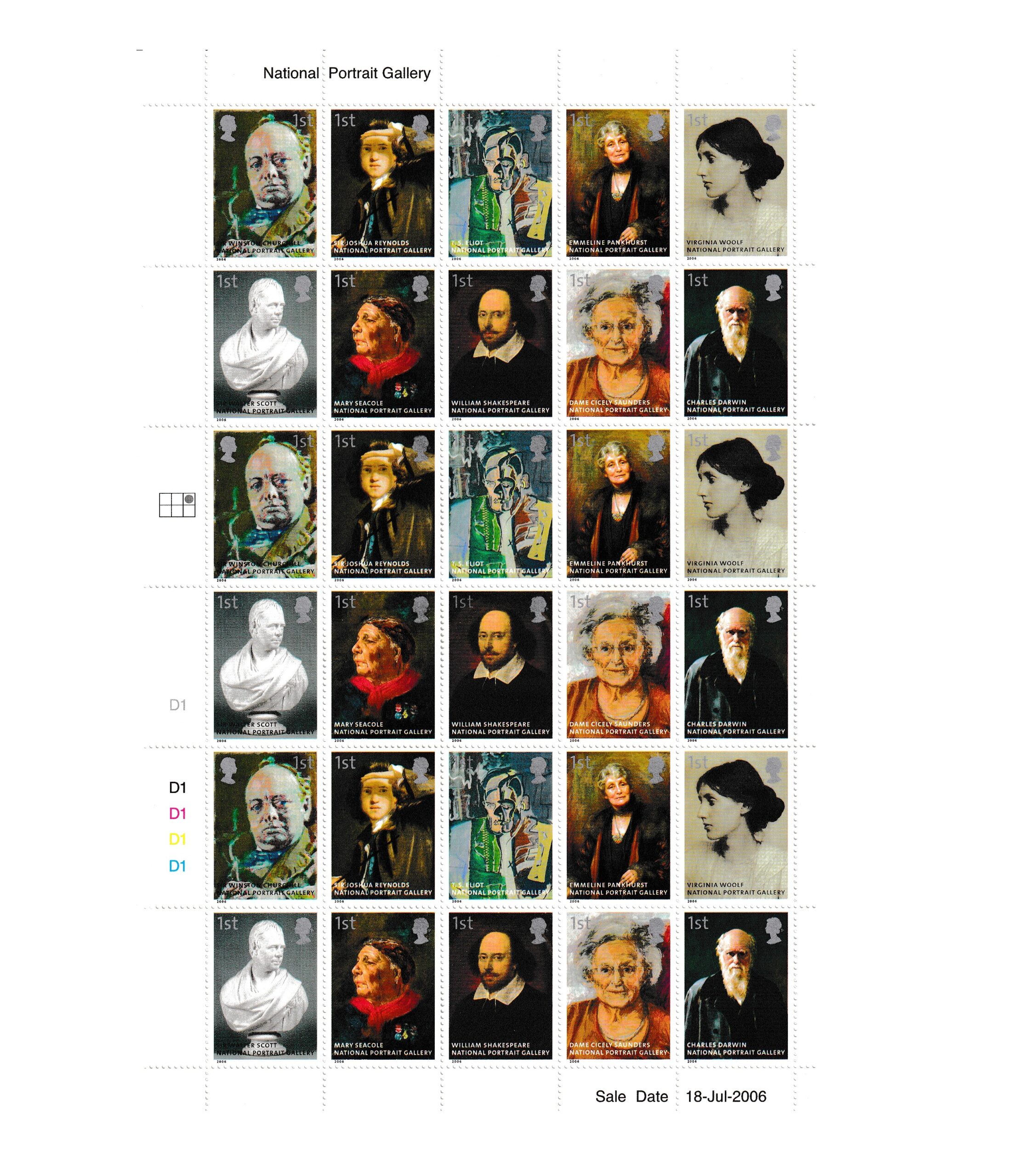 Birleşik Krallık Posta Pulları MNH Tam Tabaka- 2006 - Online Mezatta! 1 Birleşik Krallık Posta Pulları MNH Tam Tabaka- 2006 - Online Mezatta!