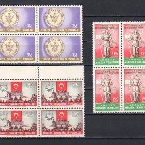 1960 Yassıada Duruşmaları MNH Dörtlü Blok - Online Mezatta!