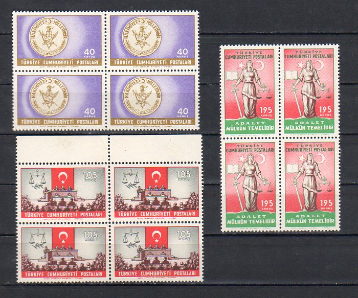 1960 Yassıada Duruşmaları MNH Dörtlü Blok - Online Mezatta! 1 1960 Yassıada Duruşmaları MNH Dörtlü Blok - Online Mezatta!