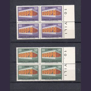 1969 EUROPA CEPT MNH Dörtlü Blok - Online Mezatta!