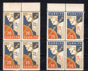 1958 Mektup Yazma Haftası MNH Dörtlü Blok - Online Mezatta! 28