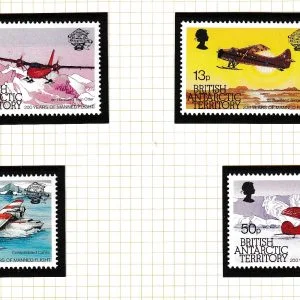 İngiliz Antarktika Bölgesi Pulları - Online Mezatta!