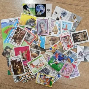 50 Adet Tematik Pul Koleksiyonu - Online Mezatta!