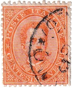 İtalya Krallığı  Umberto I Dönemi Pulu 1879 - Online Mezatta!