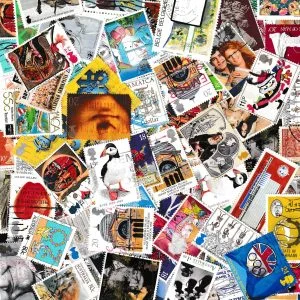 Karışık pullar 100 adet - Online Mezatta!