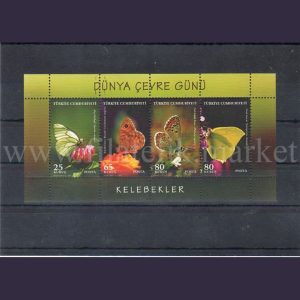 Mezat Martcini: Online Müzayede Dünyasında Yeni Adresi 53 2009 Kelebekler Blok - MNH - Online Mezatta!