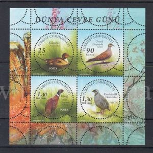 Mezat Martcini: Online Müzayede Dünyasında Yeni Adresi 46 2011 Dünya Çevre Günü (''Kuşlar'') Anma Bloğu B 91 - MNH - Online Mezatta!