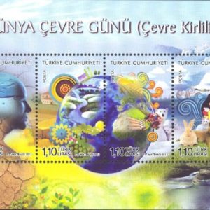 Dünya Çevre Günü - Çevre Kirliliği 2013 Türkiye Posta Pulları - mezat.martcini.com'da!