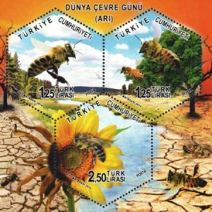 Dünya Çevre Günü - Arılar 2014 Türkiye Posta Pulları - mezat.martcini.com'da!