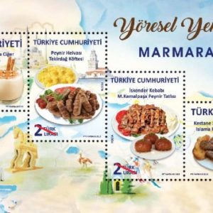 Yöresel Yemekler - Marmara 2018 Türkiye Posta Pulları - mezat.martcini.com'da!