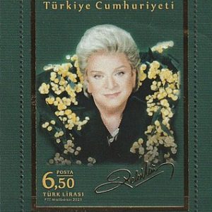 Zeki Müren, 1931-1996 2021 Türkiye Posta Pulları - mezat.martcini.com'da!