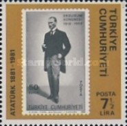 Kemal Atatürk'ün Doğumunun 100. Yıldönümü 1981 Türkiye Posta Pulları - mezat.martcini.com'da! 2