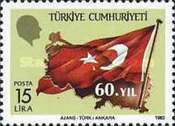Cumhuriyetin 60. Yıldönümü 1983 Türkiye Posta Pulları - mezat.martcini.com'da!