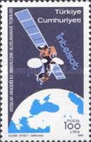 Uluslararası Telekomünikasyon Uydu Örgütü'nün 20. Yıldönümü 1985 Türkiye Posta Pulları - mezat.martcini.com'da!