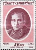 Kemal Atatürk 1996 Türkiye Posta Pulları - mezat.martcini.com'da!
