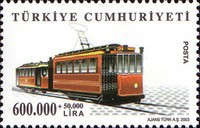 Demiryolu Taşımacılığı 2003 Türkiye Posta Pulları - mezat.martcini.com'da!
