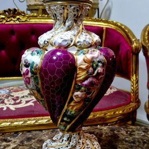 Capodimonte Kapaklı Vazo