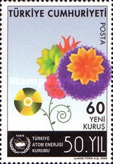 Türkiye Atom Enerjisi Kurumu'nun 50. Yıldönümü 2006 Türkiye Posta Pulları - mezat.martcini.com'da!