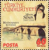 Mimar Sinan ve Eserleri 2007 Türkiye Posta Pulları - mezat.martcini.com'da!