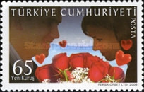 Sevgililer Günü 2008 Türkiye Posta Pulları - mezat.martcini.com'da!