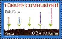 2009 Etik Günü Türkiye Posta Pulları - mezat.martcini.com'da!
