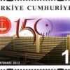 Sayıştay'ın 150. Yıldönümü 2012 Türkiye Posta Pulları - mezat.martcini.com'da!