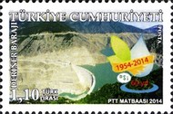 Su İşleri Genel Müdürlüğü'nün 60. Yılı 2014 Türkiye Posta Pulları - mezat.martcini.com'da!