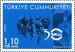 Bisiklet - Türkiye Turu 2014 Türkiye Posta Pulları - mezat.martcini.com'da!