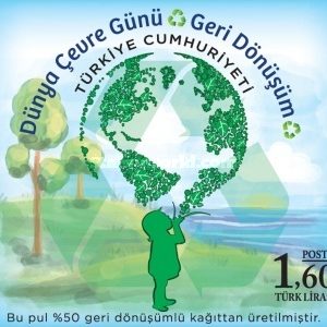 Dünya Çevre Günü 2017 Türkiye Posta Pulları - mezat.martcini.com'da!