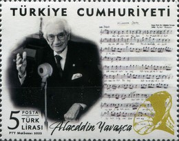 Alâeddin Yavaşca, 1926-2021 2022 Türkiye Posta Pulları - mezat.martcini.com'da!