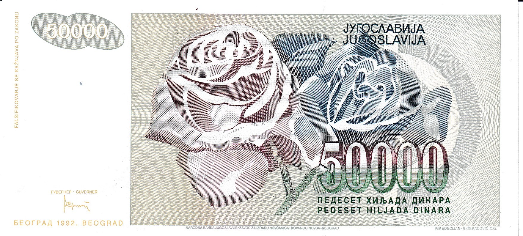 Yugoslavya 50000 Dinar 2 yugoslavya50000dinar