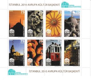 2010 İstanbul Avrupa Kültür Başketi Blok Pulu 2 2010 İstanbul Avrupa Kültür Başketi Blok Pulu
