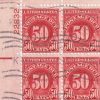 1931-32 POSTAGE DUE 4 Lİ PUL BLOK AMERİKA PULU