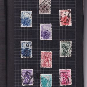 1945-46 Belcika Demiryolları Pulları