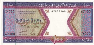 Moritanya 100 Ouguıya