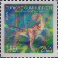 Dünya Çevre Günü - Dinozorlar. 3D Pul 2012 Türkiye Posta Pulları - mezat.martcini.com'da!