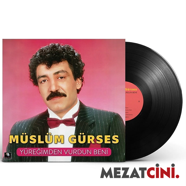 Müslüm Gürses - Yüreğimden Vurdun Beni Plak Sıfır Kutulu Ambalajlı – Online Mezatta! 1 Müslüm Gürses - Yüreğimden Vurdun Beni Plak
