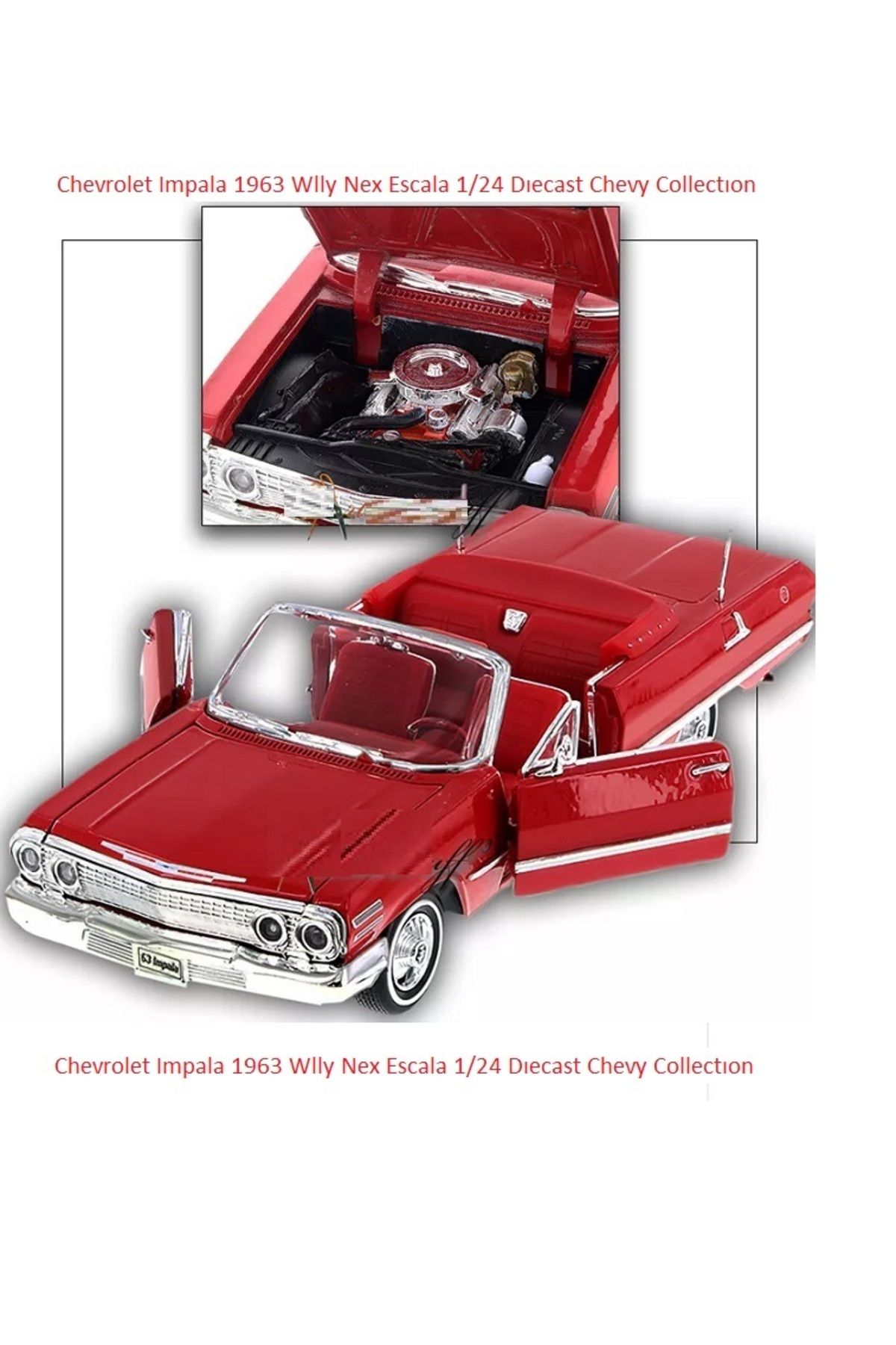 Chevrolet impala 1963 Klasik Model Araba 1:24 Diecast Koleksiyon 17x7cm Kapı Kaput Açılır 4 chevrolet impala 1963 klasik model araba 1 24 diecast koleksiyon 17x7cm kapi kaput acilir 57528.jpg