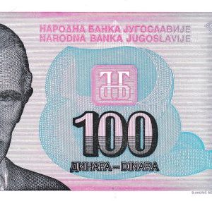 Yugoslavya 100 Dinar