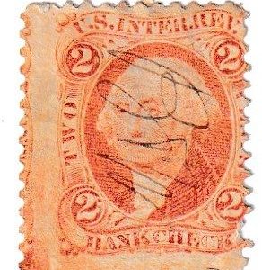 1862 2C George Washington Orange Scott R6c ABD Pulu