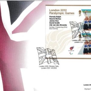 London 2012 Paralympic Games Pamela Relph FDC