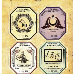 türk pulunun 150 yılı