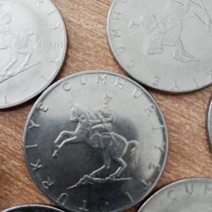 5 lira Madeni Para Actominal 14 Adet (2)