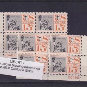 Amerika Hatalı Kesim Pullar (1)