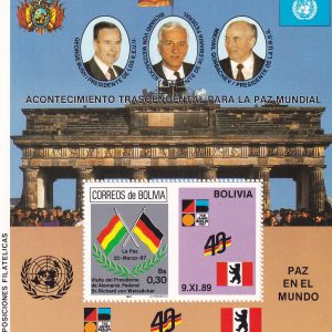 BOLİVYA NADİR BLOK BUSH VE GORBACHEV