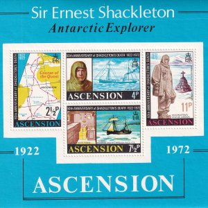 Ascension 1972 Harita Gemiler blok pulu