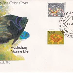 1973 Autralia Australian Marine Life FDC