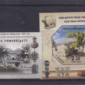 Türkiye Anadolu Medeniyetleri Müzesi 100. Yıl & Arslantepe Açık Hava Müzesi Blokları (2’li Özel Seri)